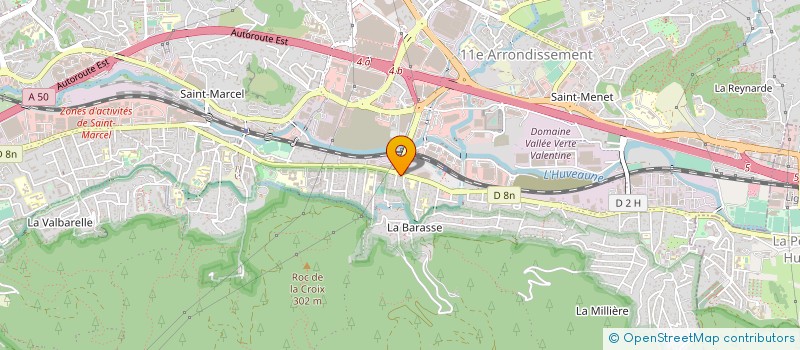 localisation de l'entreprise LA PAUSE AL'DENTE  MARSEILLE