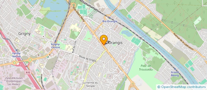 localisation de l'entreprise LA PAUSE BEAUTY à RIS-ORANGIS