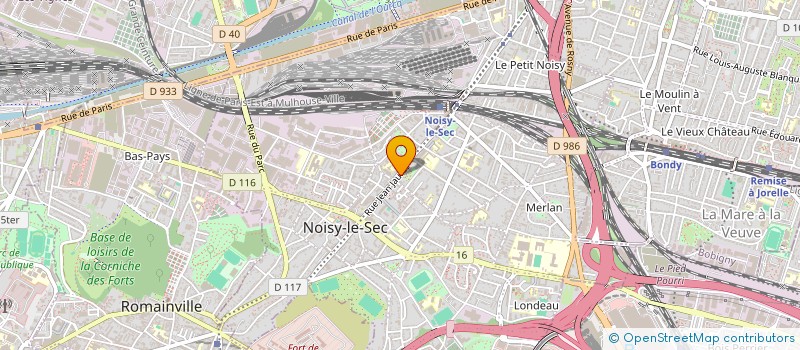 localisation de l'entreprise LA PAUSE BRAISEE à NOISY-LE-SEC