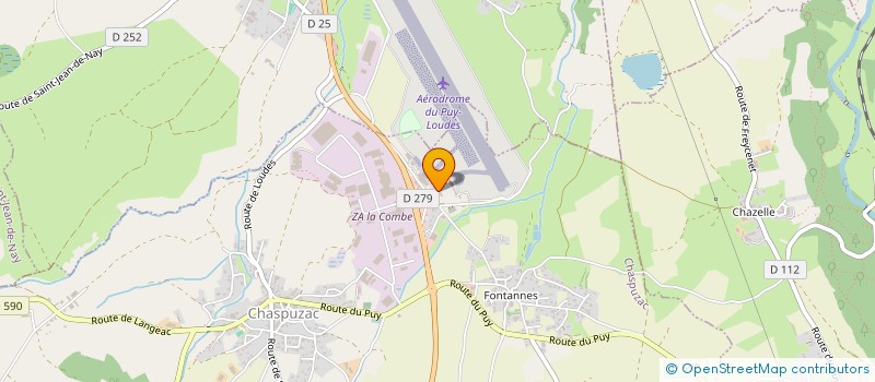 localisation de l'entreprise LA PAUSE COSY  CHASPUZAC