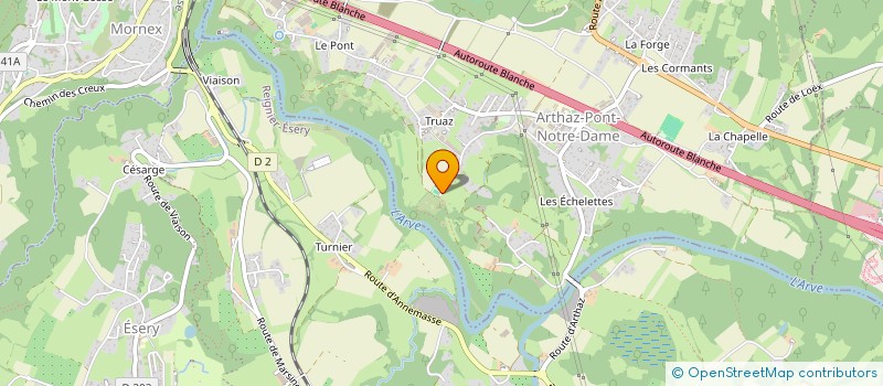 localisation de l'entreprise LA PAUSE COUDRY  ARTHAZ-PONT-NOTRE-DAME