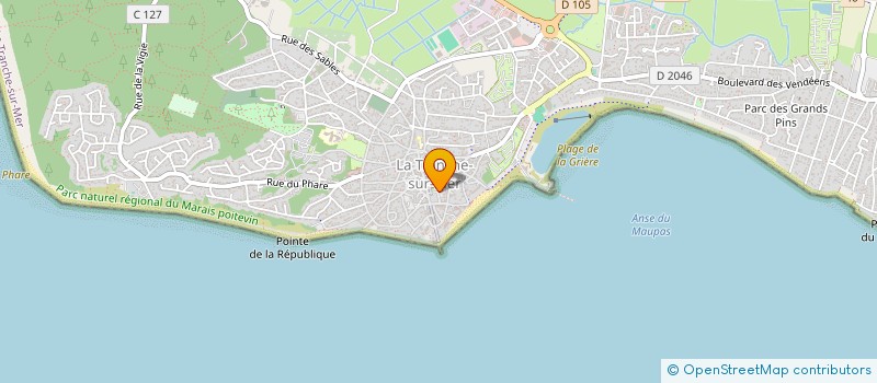 localisation de l'entreprise LA PAUSE CREATIVE  LA TRANCHE-SUR-MER