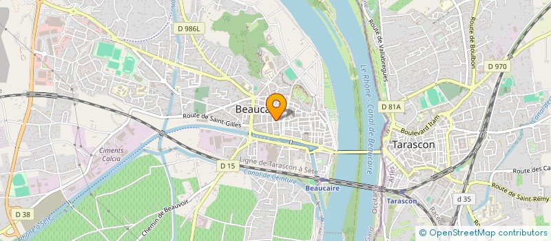 localisation de l'entreprise LA PAUSE CYBER  BEAUCAIRE