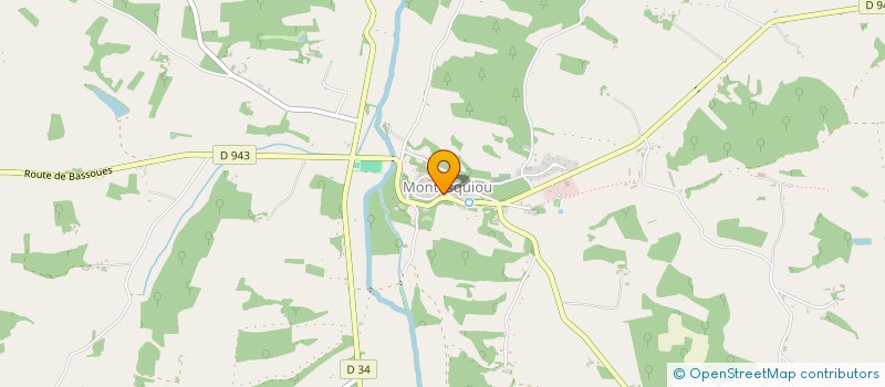 localisation de l'entreprise LA PAUSE DES ANGES  MONTESQUIOU