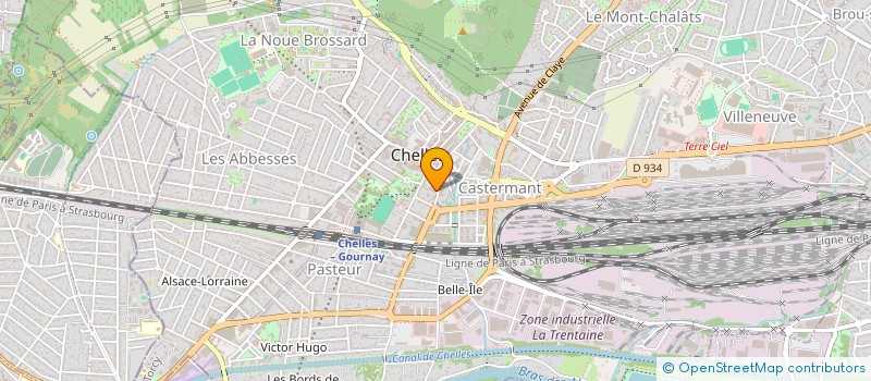 localisation de l'entreprise LA PAUSE DES GRANDS à CHELLES