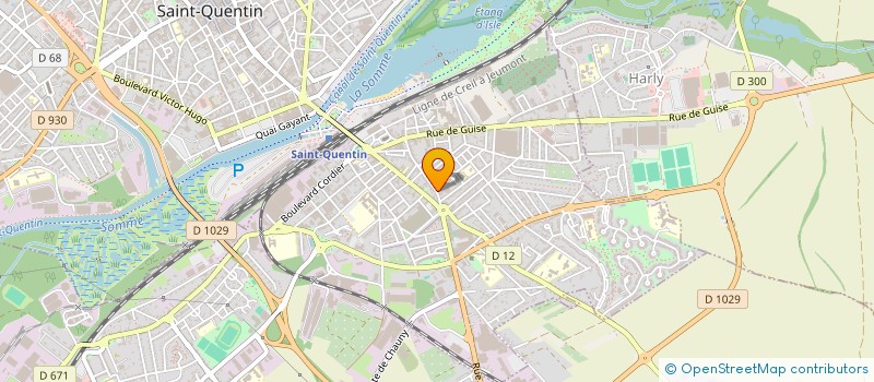 localisation de l'entreprise LA PAUSE DETENTE à SAINT-QUENTIN