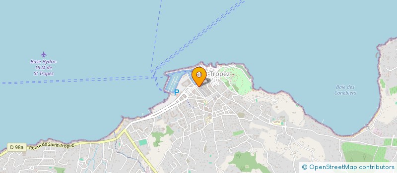 localisation de l'entreprise LA PAUSE DOUCEUR à SAINT TROPEZ