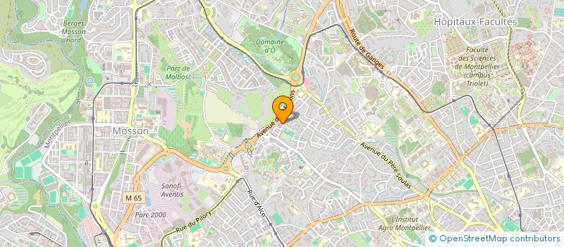 localisation de l'entreprise LA PAUSE GOURMANDE à MONTPELLIER