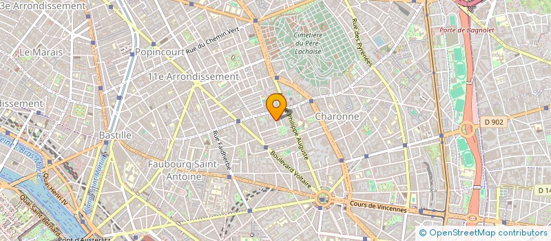 localisation de l'entreprise LA PAUSE GOURMANDE  PARIS