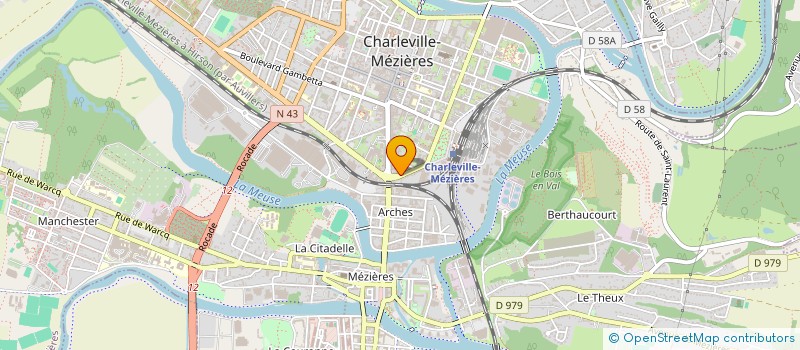 localisation de l'entreprise LA PAUSE GOURMANDE à CHARLEVILLE-MEZIERES