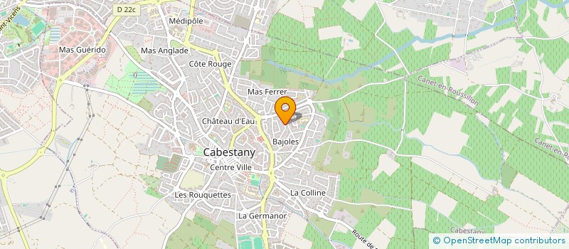 localisation de l'entreprise LA PAUSE GOURMANDE  CABESTANY