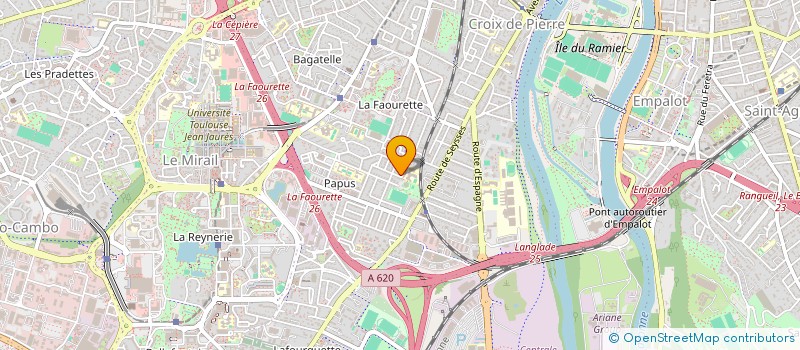 localisation de l'entreprise LA PAUSE GOURMANDE  TOULOUSE