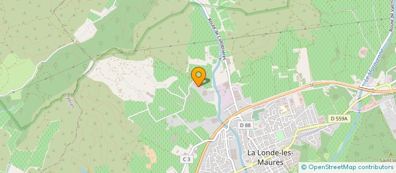 localisation de l'entreprise LA PAUSE INFORMATIQUE  LA LONDE LES MAURES