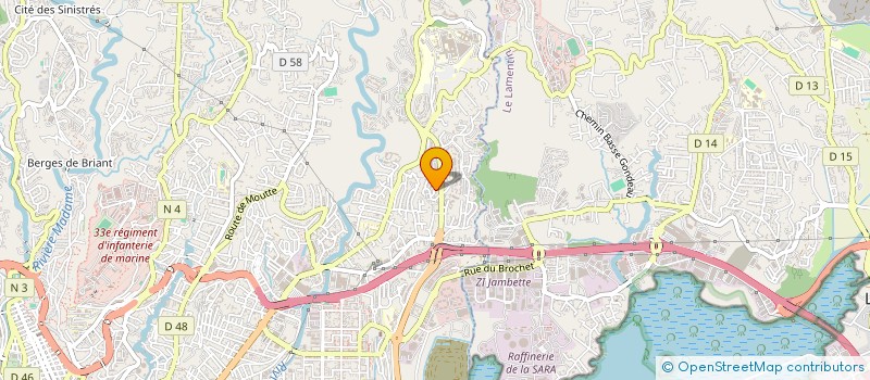 localisation de l'entreprise LA PAUSE JURIDIQUE  FORT-DE-FRANCE