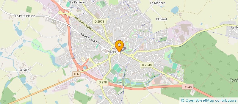 localisation de l'entreprise LA PAUSE - L'ASSOCIATION POUR ACCUEILLIR UN SOIR L'ERRANT à AIZENAY