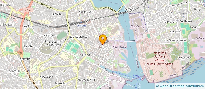 localisation de l'entreprise LA PAUSE SUCREE SALEE à LORIENT