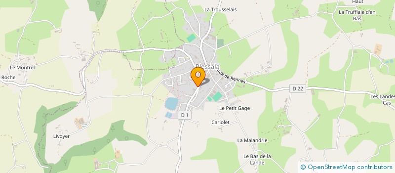 localisation de l'entreprise LA PAUSE SYNDICALE à LE MENE