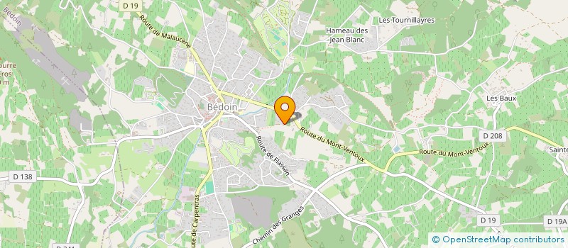 localisation de l'entreprise LA PAUSE VENTOUX  BEDOIN