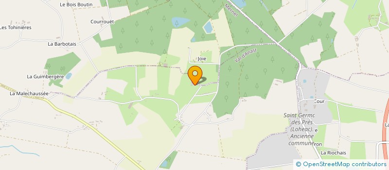 localisation de l'entreprise LA PAUVAIS  MERNEL