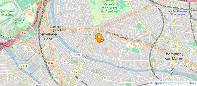localisation de l'entreprise LA PAYOTTE à CHAMPIGNY-SUR-MARNE