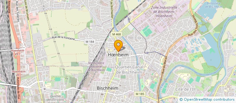 localisation de l'entreprise LA PAYS' ANNE  HNHEIM