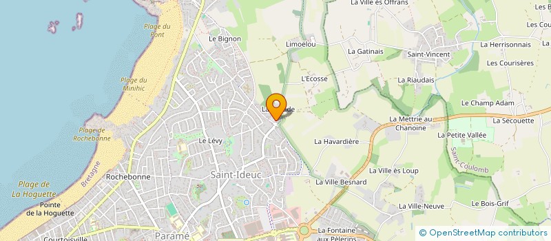 localisation de l'entreprise LA PAYSAGERIE SAP  SAINT-MALO