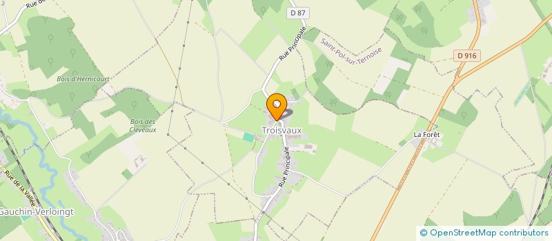 localisation de l'entreprise LA PAYSANNE  TROISVAUX