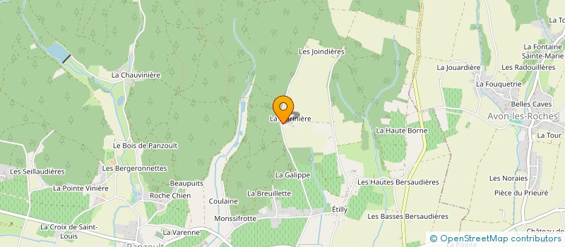 localisation de l'entreprise LA PEAU DE L'OURS  PANZOULT