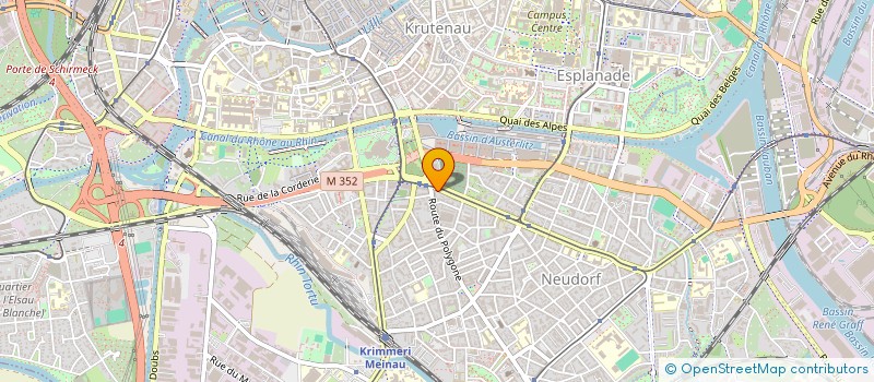 localisation de l'entreprise LA PEAU DE VACHE à STRASBOURG