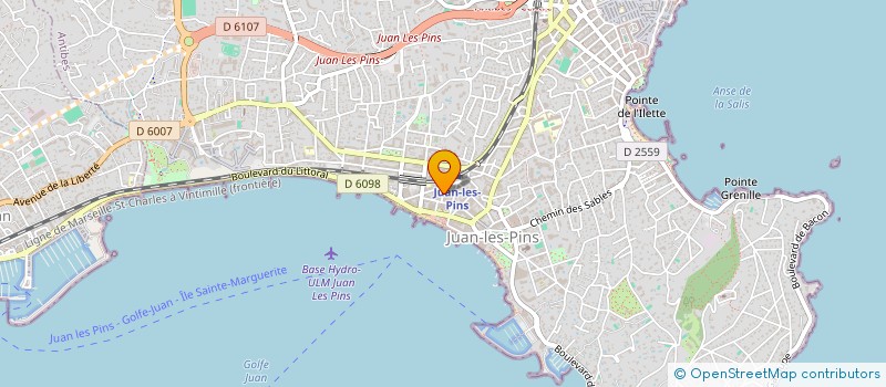 localisation de l'entreprise LA PEAUSSERIE à ANTIBES