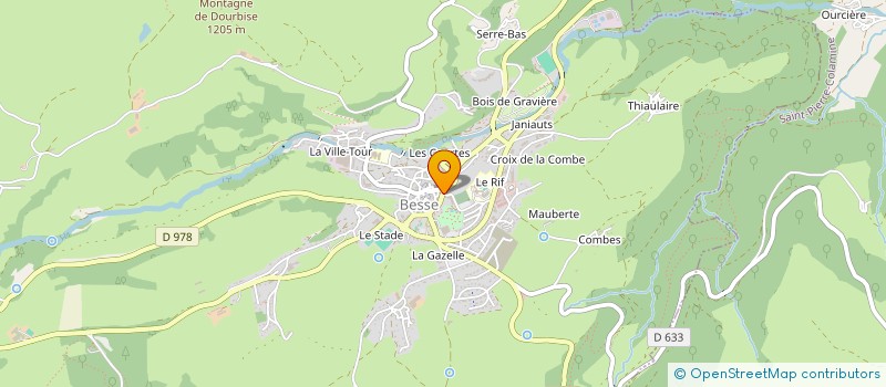 localisation de l'entreprise LA PECHE à BESSE-ET-SAINT-ANASTAISE