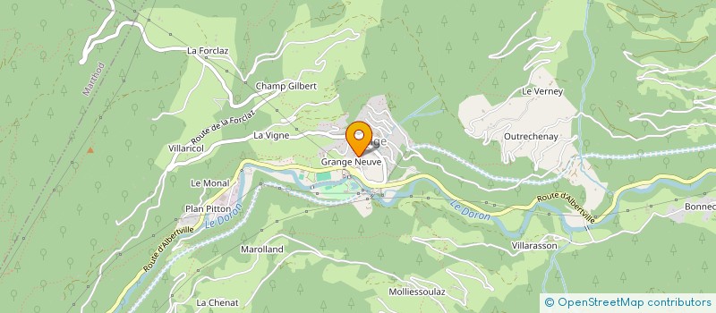 localisation de l'entreprise LA PECHE  QUEIGE