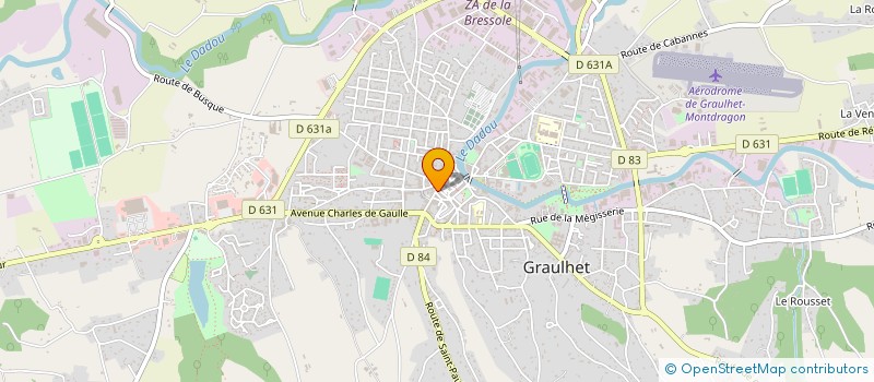 localisation de l'entreprise LA PECHE AUX JEUX à GRAULHET