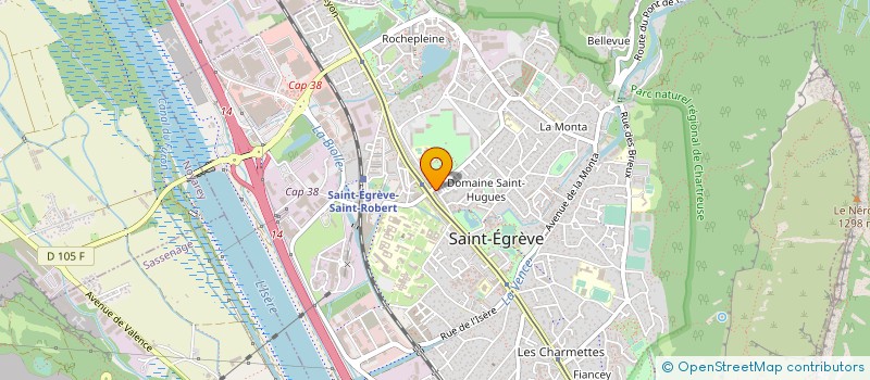 localisation de l'entreprise LA PECHE AUX PAINS  SAINT-EGREVE