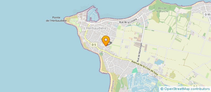 localisation de l'entreprise LA PECHE COTIERE à NOIRMOUTIER-EN-L'ILE
