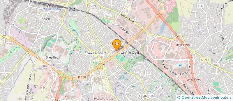 localisation de l'entreprise LA PECHE COTIERE à SAINT-BRIEUC
