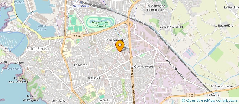 localisation de l'entreprise LA PECHE DE TOMY  SAINT-MALO