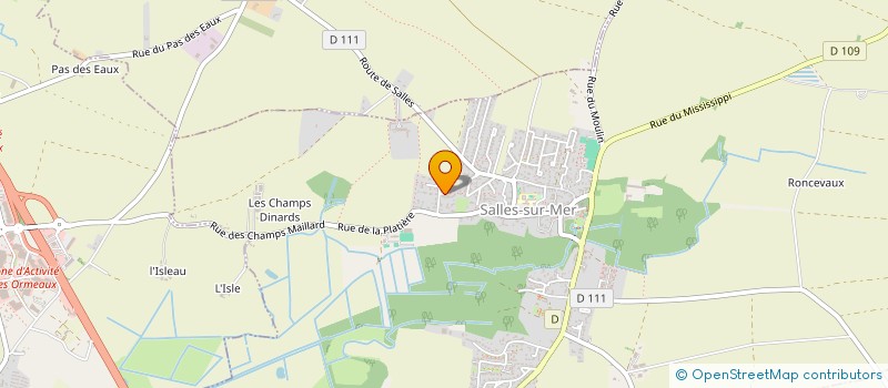 localisation de l'entreprise LA PECHE RIT  CLAVETTE