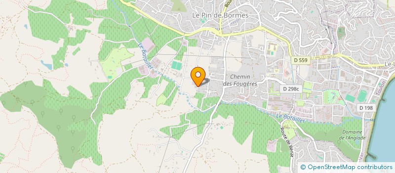 localisation de l'entreprise LA PECHERIE à BORMES-LES-MIMOSAS