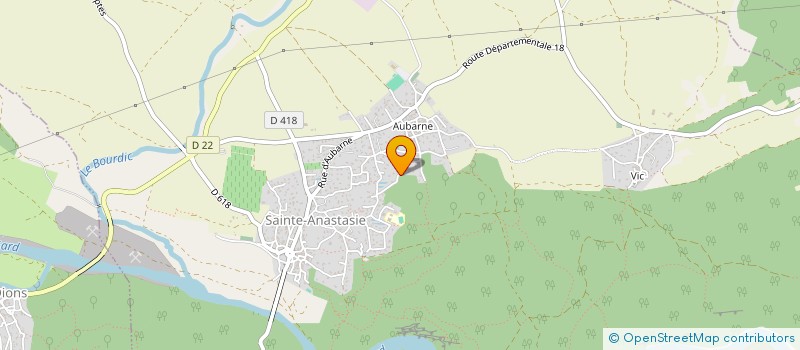 localisation de l'entreprise LA PECHERIE  SAINTE-ANASTASIE