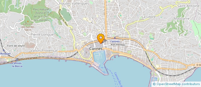localisation de l'entreprise LA PECHERIE CANNOISE SARL à CANNES