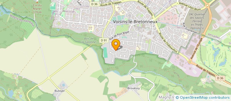 localisation de l'entreprise LA PECORE à VOISINS-LE-BRETONNEUX