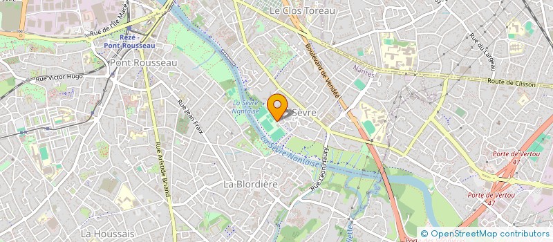 localisation de l'entreprise LA PEDALE NANTAISE à NANTES