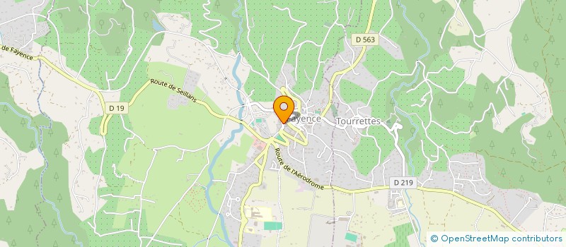 localisation de l'entreprise LA PEGERE à FAYENCE