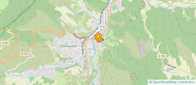 localisation de l'entreprise LA PEGUILLE  SAINT-FERRIOL