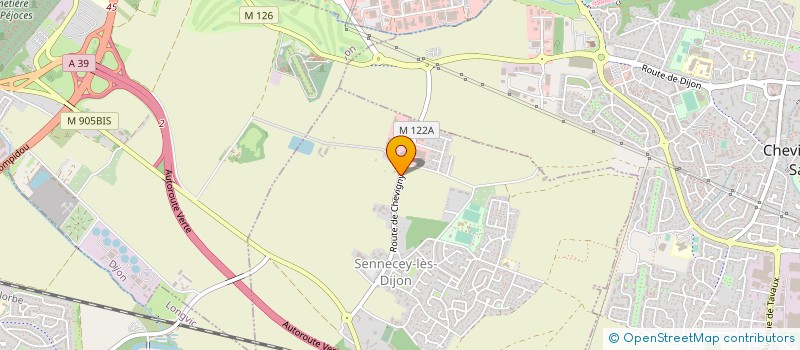 localisation de l'entreprise LA PEINTURE FRANCAISE  SENNECEY-LES-DIJON