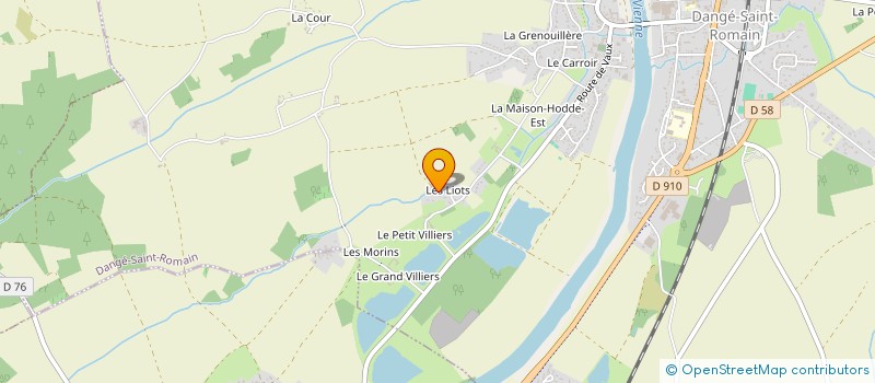 localisation de l'entreprise LA PEINTURETTE à DANGE-SAINT-ROMAIN