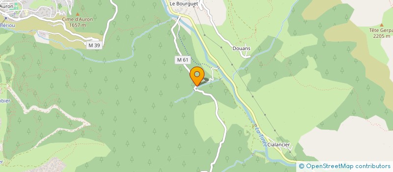 localisation de l'entreprise LA PEIROUA à NICE