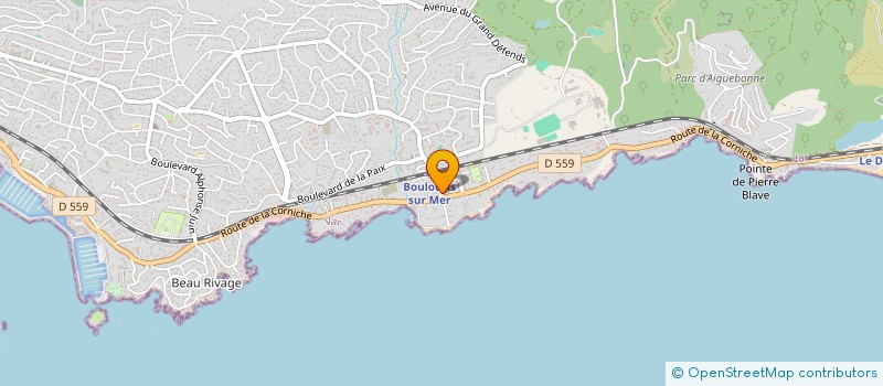 localisation de l'entreprise LA PEITTE PAUSE  SAINT-RAPHAEL