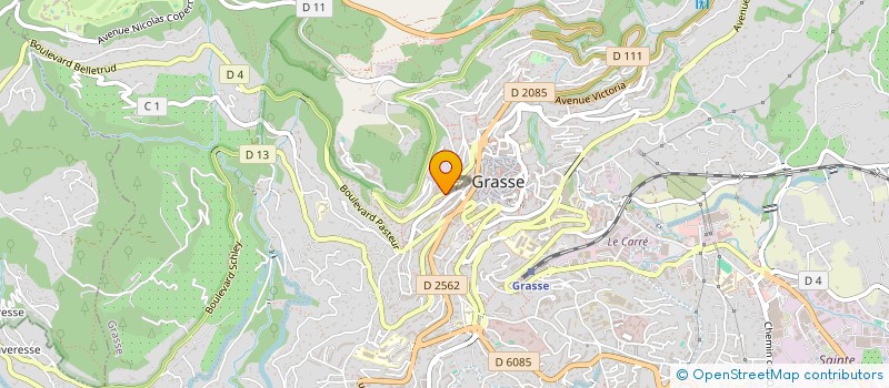 localisation de l'entreprise LA PELERINE JOYEUSE  GRASSE